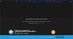 Desktop Screenshot of gedankentanken.com